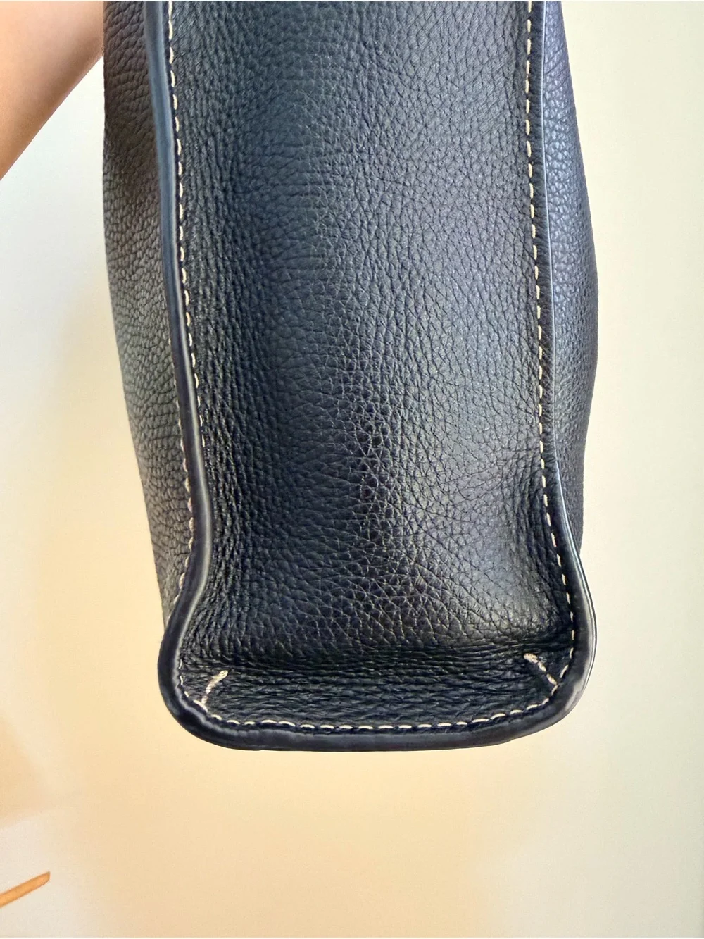 Marc Jacobs black pebbled Leather Mini Tote with Matching Wrist Wallet